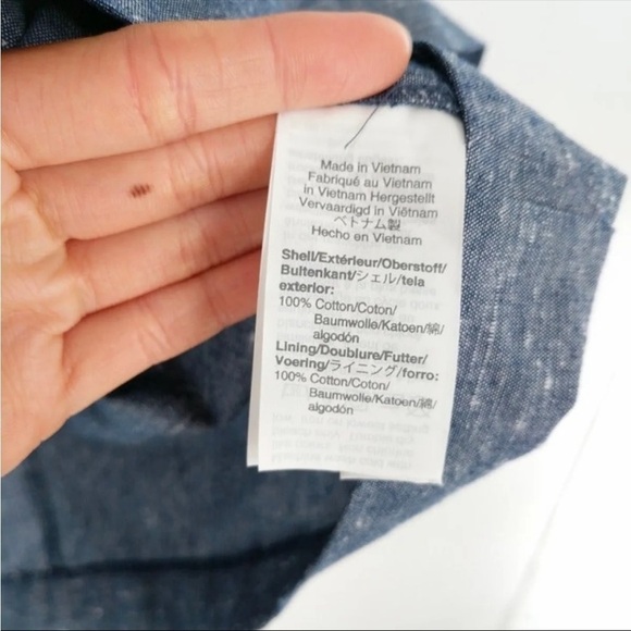 Madewell Front Tie Chambray Dress - Picture 10 of 10